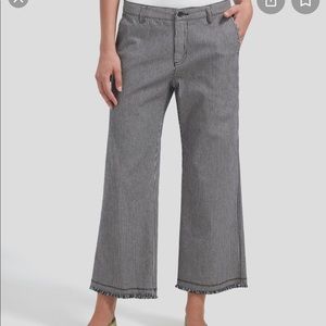 ATM crop boyfriend railroad pants, never worn